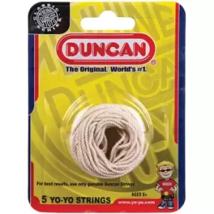 Duncan Yo Yo Strings 5 Pack White (100% Cotton)