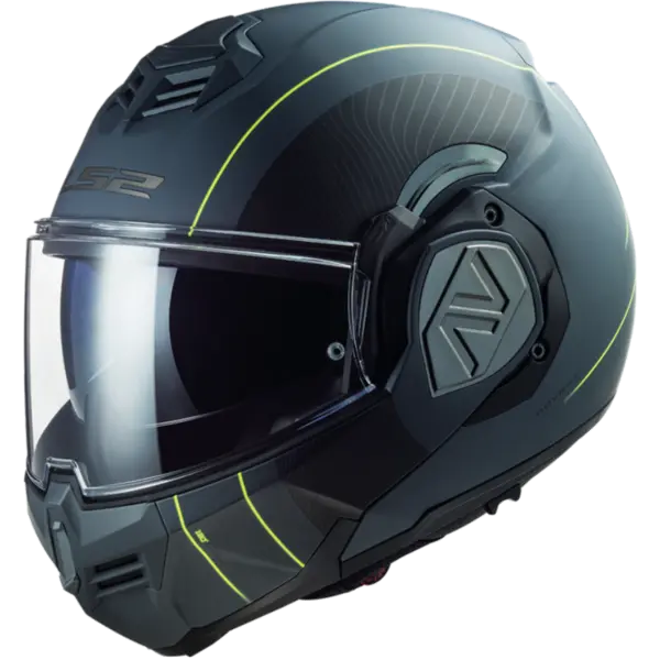 LS2 FF906 Advant Cooper Matt Titanium Black Modular Helmet Size S