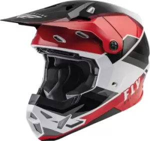 FLY Racing Formula CP Rush Motocross Helmet, black-white-red, Size L, black-white-red, Size L