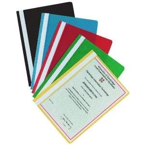 Q-Connect Project Folder A4 Black Pack of 25 KF01453