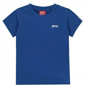 Slazenger Plain T Shirt Infant Boys - Blue