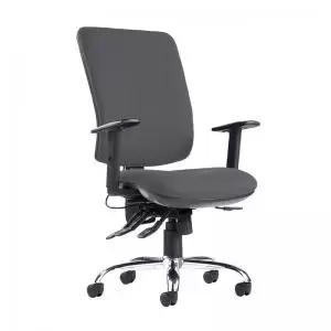 Senza ergo 24hr ergonomic asynchro task chair - Blizzard Grey