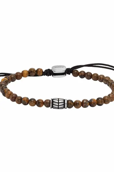 Fossil Jewellery Gents Fossil Jewellery Beaded Bracelet JF04413040