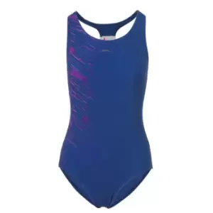 Slazenger Sport Back Swimsuit Ladies - Blue