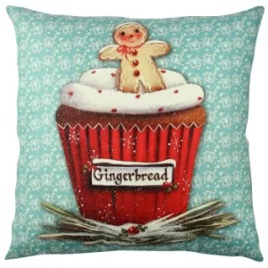 A11874 Multicolor Cushion Gingerbread Man