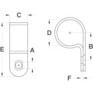 Fastener Screw fixing White KSS 54