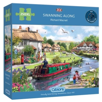 Swanning Along XXL Jigsaw Puzzle - 250 Pieces