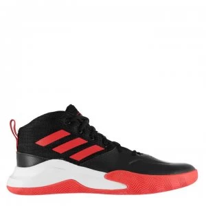 adidas Own The Game Wide K Trainers Mid - Black/Red/Wht