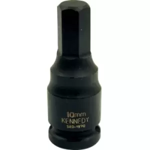 Kennedy 10mm Hex Driver Impact Socket 3/8" Square Drive