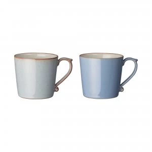 Always Entertaining The Blue Edit 2 Piece Mug Set Dark