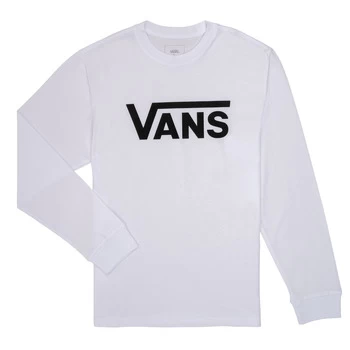 Vans BY VANS CLASSIC LS boys's in White - Sizes 8 / 10 years,10 / 12 years,12 / 14 years,16 years