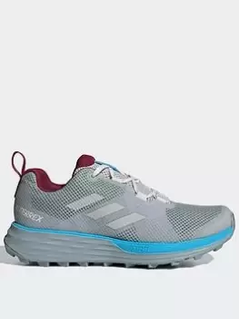 adidas Terrex Two GORE-TEX Trail Running Shoes, Grey, Size 4.5, Women