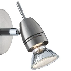 Searchlight Lighting Collection Ora 1-Light Silver Spotlight