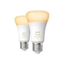 Philips Hue White 6W A60 E27 2-Pack