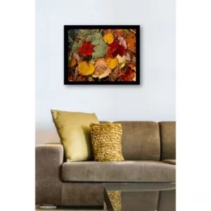 SC0950 Multicolor Decorative Framed MDF Painting