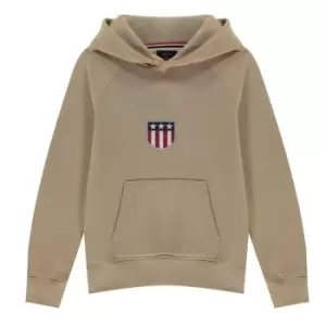 Gant Shield Logo Hoodie - Beige