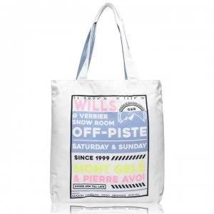 Jack Wills Brislington Tote Bag - White