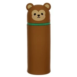 Cutiemals Monkey Silicone Upright Pencil Case