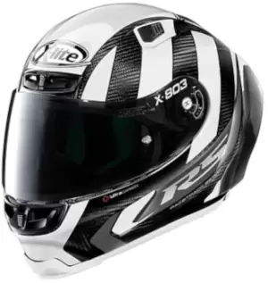 X-Lite X-803 RS Ultra Carbon Wheelie Helmet, black-white Size M black-white, Size M