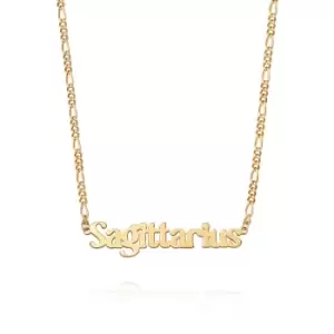 Daisy London Jewellery 18ct Gold Plate Sagittarius Zodiac Necklace 18Ct Gold Plate