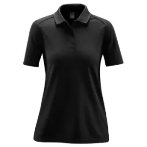 Stormtech Womens/Ladies Endurance HD Polo Shirt (L) (Black/Dolphin)