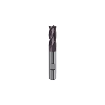 5532 3.00MM Carbide 4 Flute Weldon Shank End Mill - Fire Coated