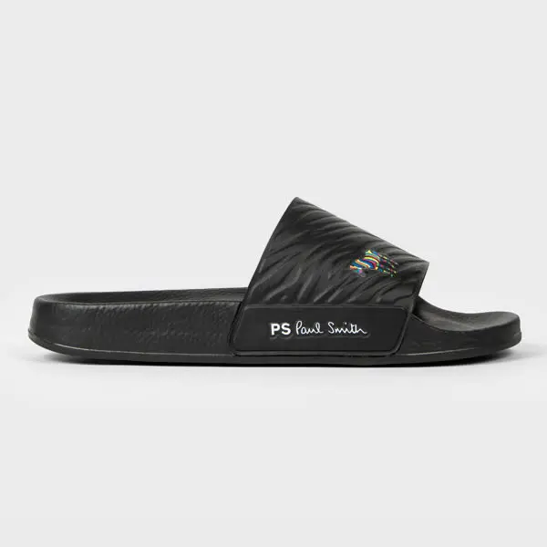 Paul Smith Black 'Nyro' Zebra Sliders