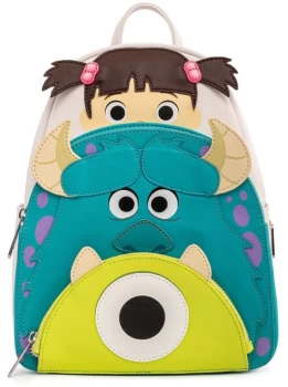 Monsters Inc. Loungefly - Boo, Mike & Sully Mini backpacks multicolour