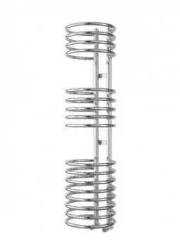 Wickes Revolve Circular Designer Towel Radiator - Chrome 1200 x 300 mm