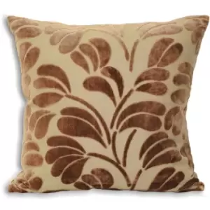 Riva Home Palm Cushion Cover (55x55cm) (Beige) - Beige