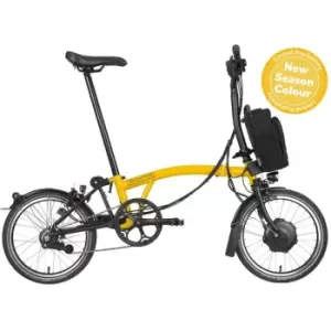 Brompton Electric C Line Explore - Mid Handlebar - Yellow