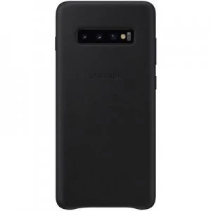 Samsung Leather Back cover Samsung Galaxy S10+ Black