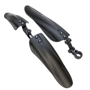 ETC Front Sus/Seatpost Rear Downhill Mudguards Black