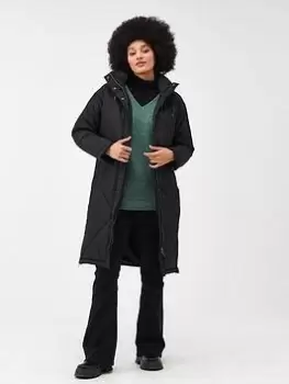 Regatta Cambrie Baffled/quilted Jackets, Black, Size 20, Women