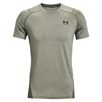 Under Armour HeatGear Armour Fitted Short Sleeve Training Top Mens - Victory Green