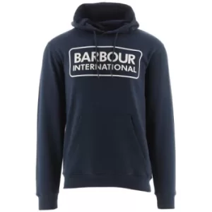 Barbour International International Navy Pop Over Hoodie