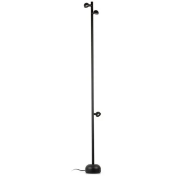 Faro BROT - Integrated LED Floor Lamp Multi Arm Black, 2700K