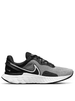 Nike React Miler 3 - White/Black, Size 8, Men