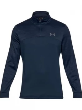 Urban Armor Gear Mens Fleece Icon 14 Zip Blue