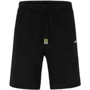 BOSS Embroidered Logo Shorts - Black