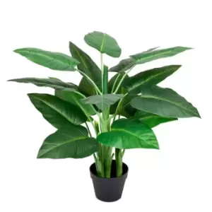 Greenbrokers Artificial Calla Lily Tree In Pot 90Cm/3ft