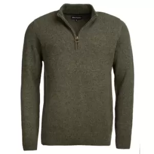 Barbour Essential Tisbury Half Zip Sweatshirt - Green