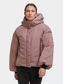 adidas Terrex Myshelter Cold.rdy Jacket, Brown, Size L, Women