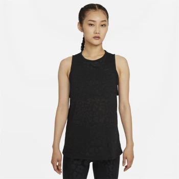 Nike Pro Dri-FIT Womens Printed Tank - Black Leo