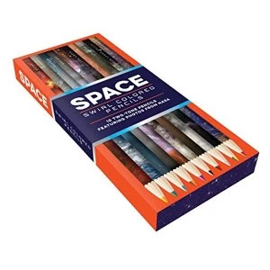 Space Swirl Colored Pencils 10 two-tone pencils featuring photos from NASA General merchandise 2017