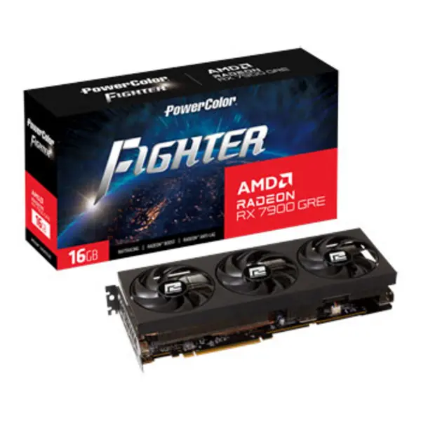 Powercolor PowerColor Fighter Radeon RX 7900 GRE AMD 16GB GDDR6 RX7900GRE 16G-F/OC