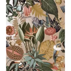 Holden Wonderland Gold Wallpaper - wilko