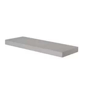 Thames 44cm single rope shelf - grey effect foil