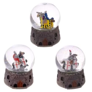 Mounted on Horseback Knight Snow Globe (1 Random Supplied)