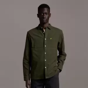 Brushed Twill Shirt - Olive - L